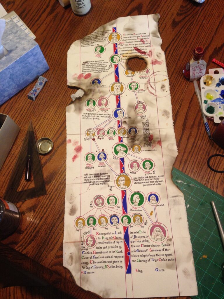 Sabina's Court Barony Scroll