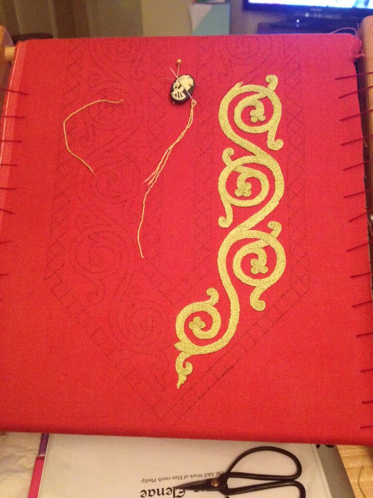 Bliaut Collar Progress