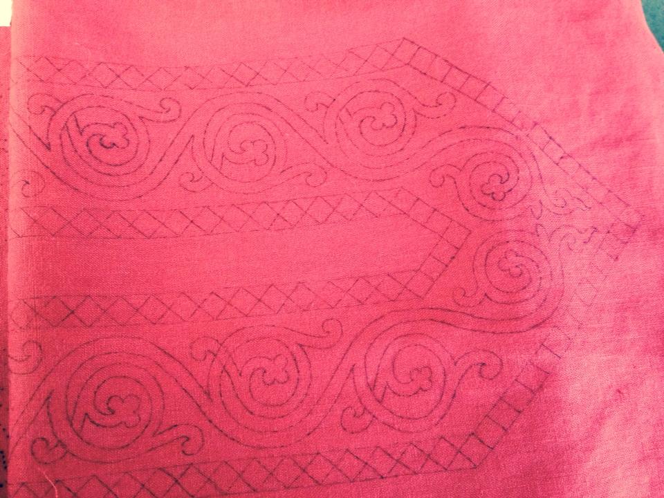 Bliaut Collar Progress