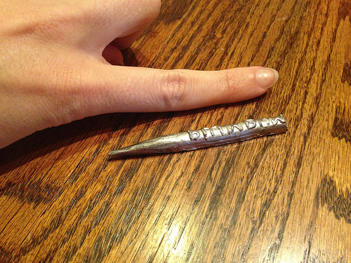 Lead tin stylus by Scribal Workshop. Blogged at opuselenae.com