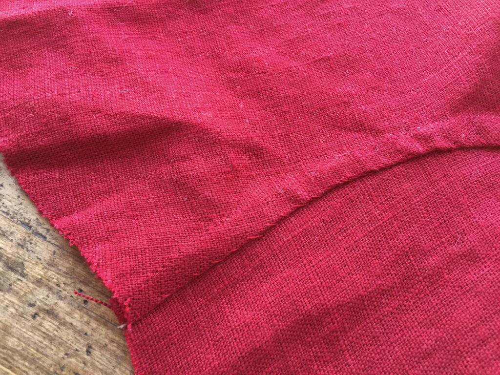 Sewing Red Hose