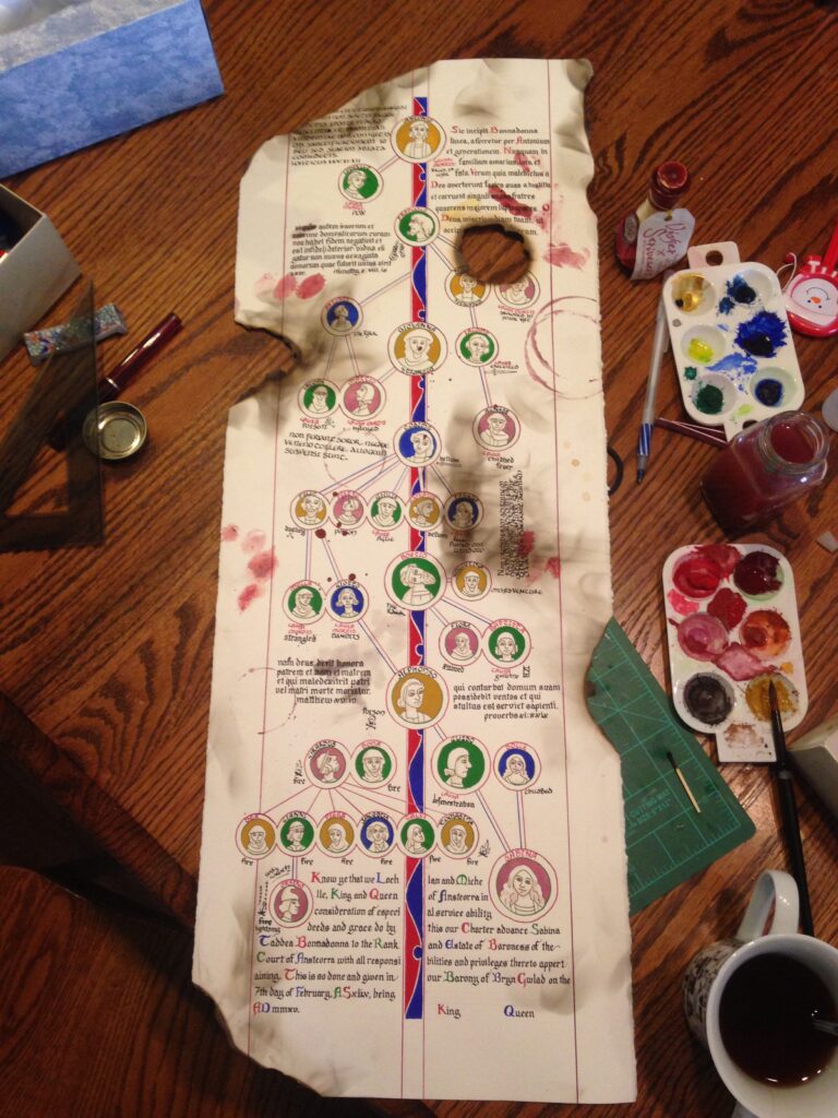 Sabina's Court Barony Scroll