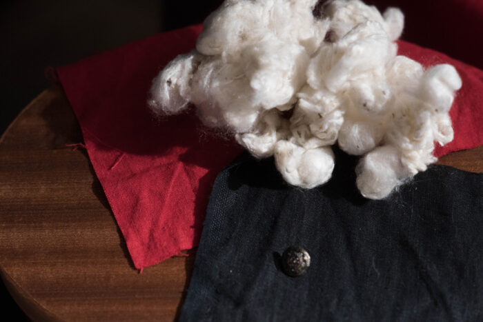 linen biscornu