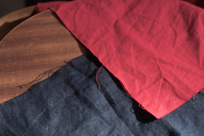 linen biscornu